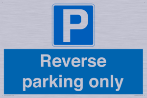 Reverse parking only